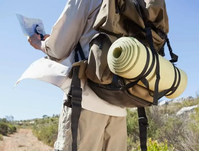 backpack hiking