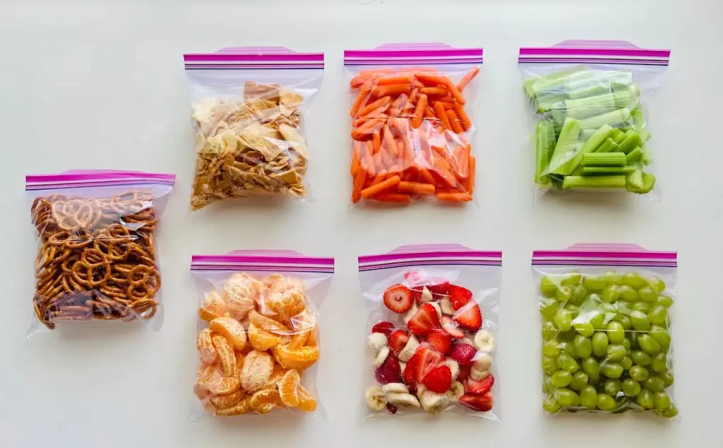 snacks on plane
