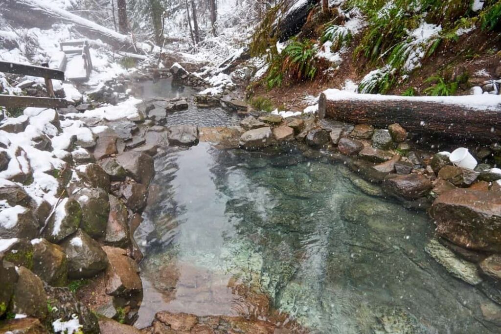 cougar hot springs winter