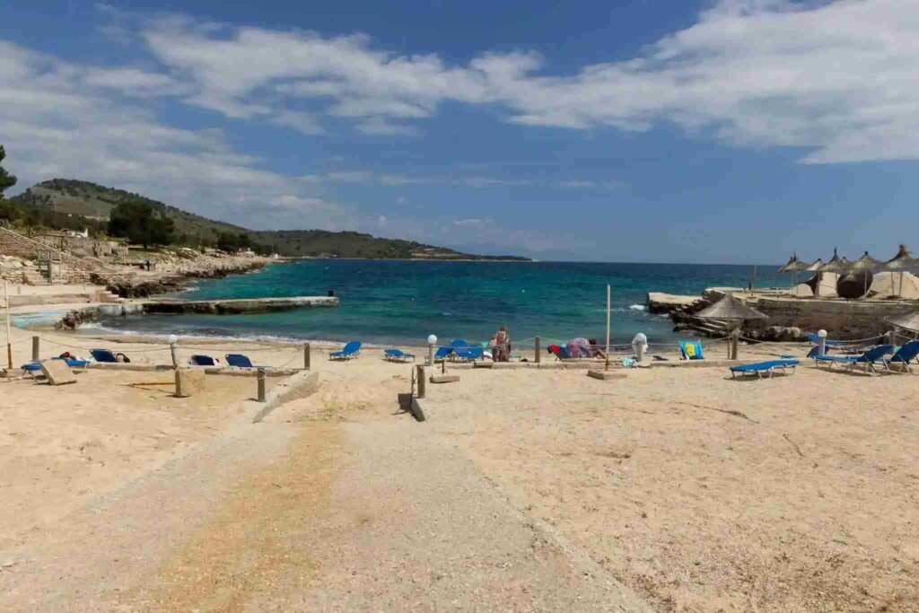 Sunset beach, ksamil Albania 