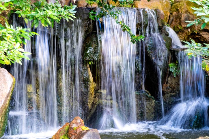 Waterfalls at Morikami Japanese Gardens